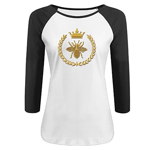 Women's Raglan Baseball T-Shirt Queen Bee Crown