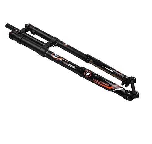 MTB Bike Suspension Fork Disc Brakes Air Front Fork Damping Adjustment Shock Absorber Bicycl Parts Travel: 203mm