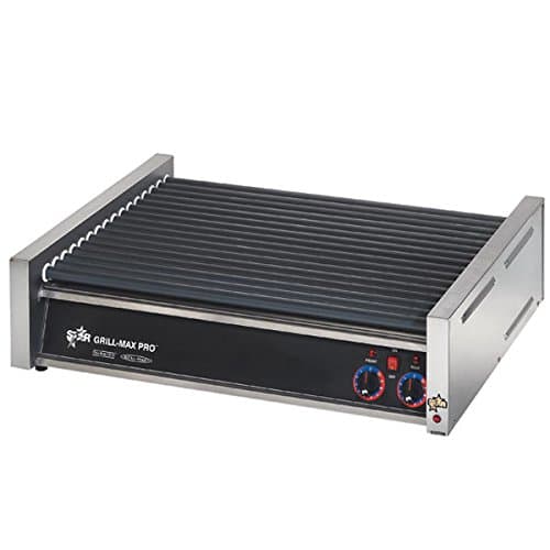Star Grill Max 75SCF 75 Hot Dog Roller Grill with Duratec Non-Stick Rollers 208/240 V