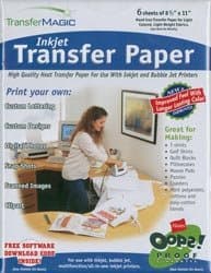 Bulk Buy: Transfer Magic Ink Jet Transfer Paper 8 1/2"X11" 6/Pkg FXINK-6X (2-Pack)