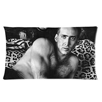 Ur pillowcase nick cage happy birthday meme Custom Zippered Pillow Cases Standard Size 20x36 (Twin Sides) by Ur pillowcase