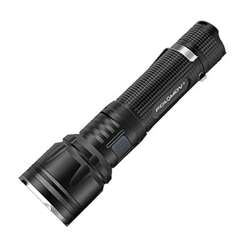 Folomov Tour B4M CREE XP-L LED Rechargeable Flashlight -1200 Lumens, with Powerbank Feature