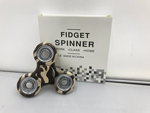 FIDGET SPINNER HAND SPIN CAMO CAMOUFLAGE MILITARY DESIGN ADHD STRESS ANXIETY REDUCER TOY SHIPS FROM USA SUPER FAST SHIPPING WHITE FOX ELECTRONICS