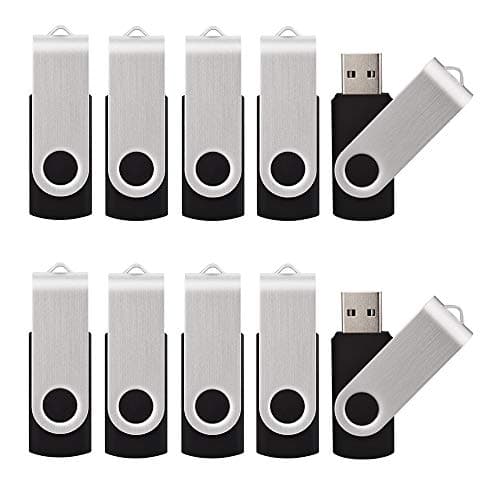KALSAN 50 Pack 16GB USB Flah Drives Pack USB 2.0 16GB Flash Drive 50 Pack USB Memory Stick-Black