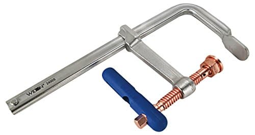 Wilton Spark-Duty Regular F-Clamp, 16" Opening, 4-3/4" Throat, 2660 Lbs. Clamping Force (Model 2400S-16C)