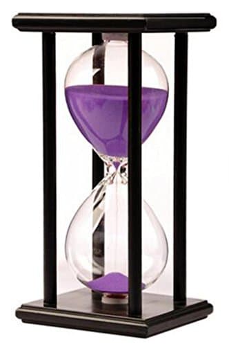 Sandglass, Kitchen Timer Hourglass 60 Minutes Sand Timer Clock Home Decration Sandglass Office Desk Ornament