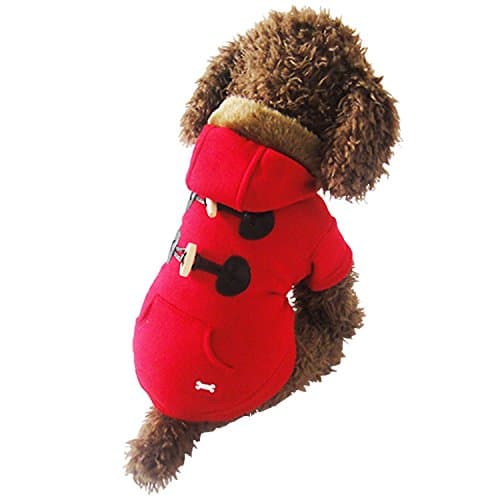 Pineocus Korea Design Horn Button Dogs Overcoat Size S