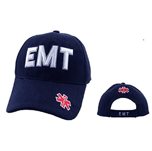 Emergency Medical Technician (EMT)-First Responders, Baseball Cap Hat Blue, 3D Embroidery
