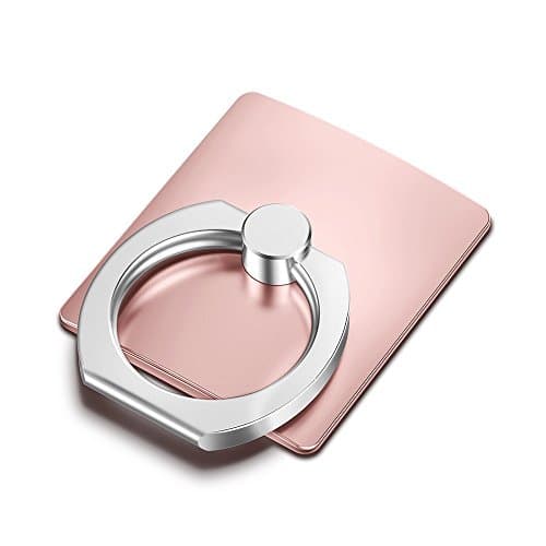 NMPB Cell phone holder,Universal Smartphone Ring Grip Stand Car Mounts for Iphone (Rose Gold)