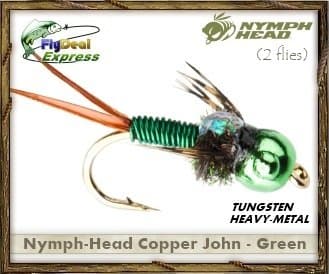 NYMPH-HEAD COPPER GREEN - Nymph (2-pack)