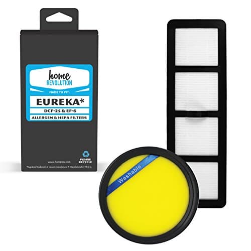 Home Revolution Filter Combo, Fits Eureka DCF25 & EF6 and Airspeed AS1000 Bagless Upright Vacuum Models