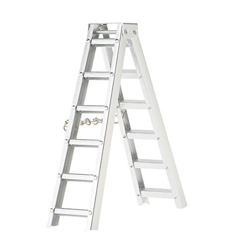 RC Rock Crawler 1:10 Accessories Aluminum Mini Ladder Tools Model for 1/10 TAMIYA CC01 Axial SCX10 RC4WD D90 D110 RC Truck Car Parts