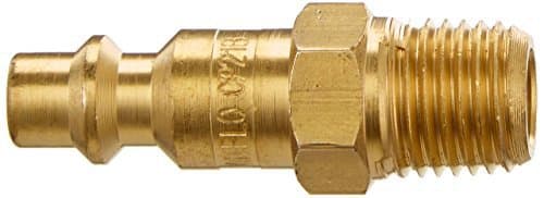 Amflo CP37B Plug, 1/4" ARO, 1/4" MNPT, Steel, 0.25"