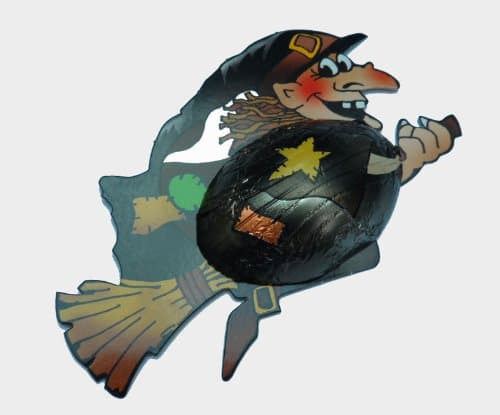 Chocolate Witch Halloween Trick or Treat Sweets x10