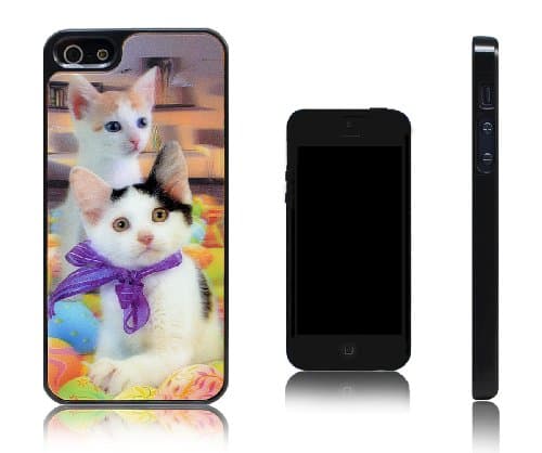 Xcessor Cats 3D Holographic Hard Plastic Case for Apple iPhone SE / 5S / 5