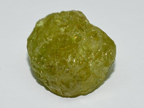 Green Garnet Rough & Transparent Gemstone Crystal From Mali 19.09 Carat