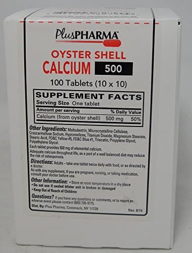 OYSTER SH CALC TB 500MG 100 Count