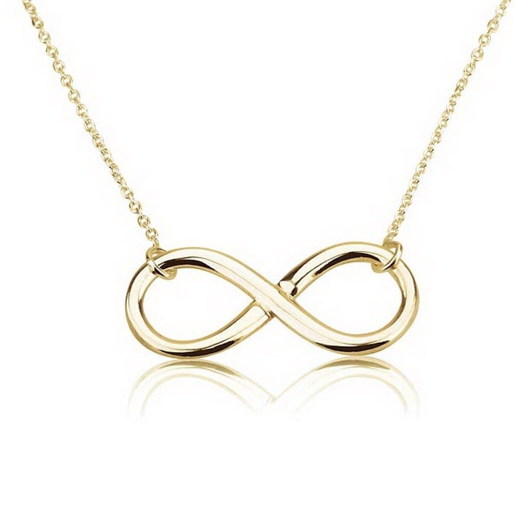 Infinity Pendant 18k Gold Plated Infinity Necklace