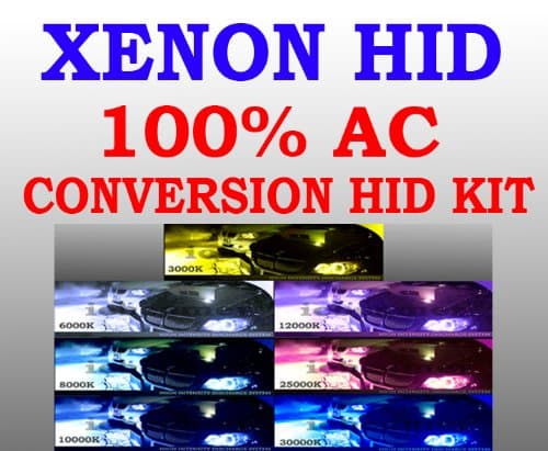 H8 6000K Hi/ Low Beam/ Fog Light Xenon Conversion Slim Ballast AC HID Kit WHITE
