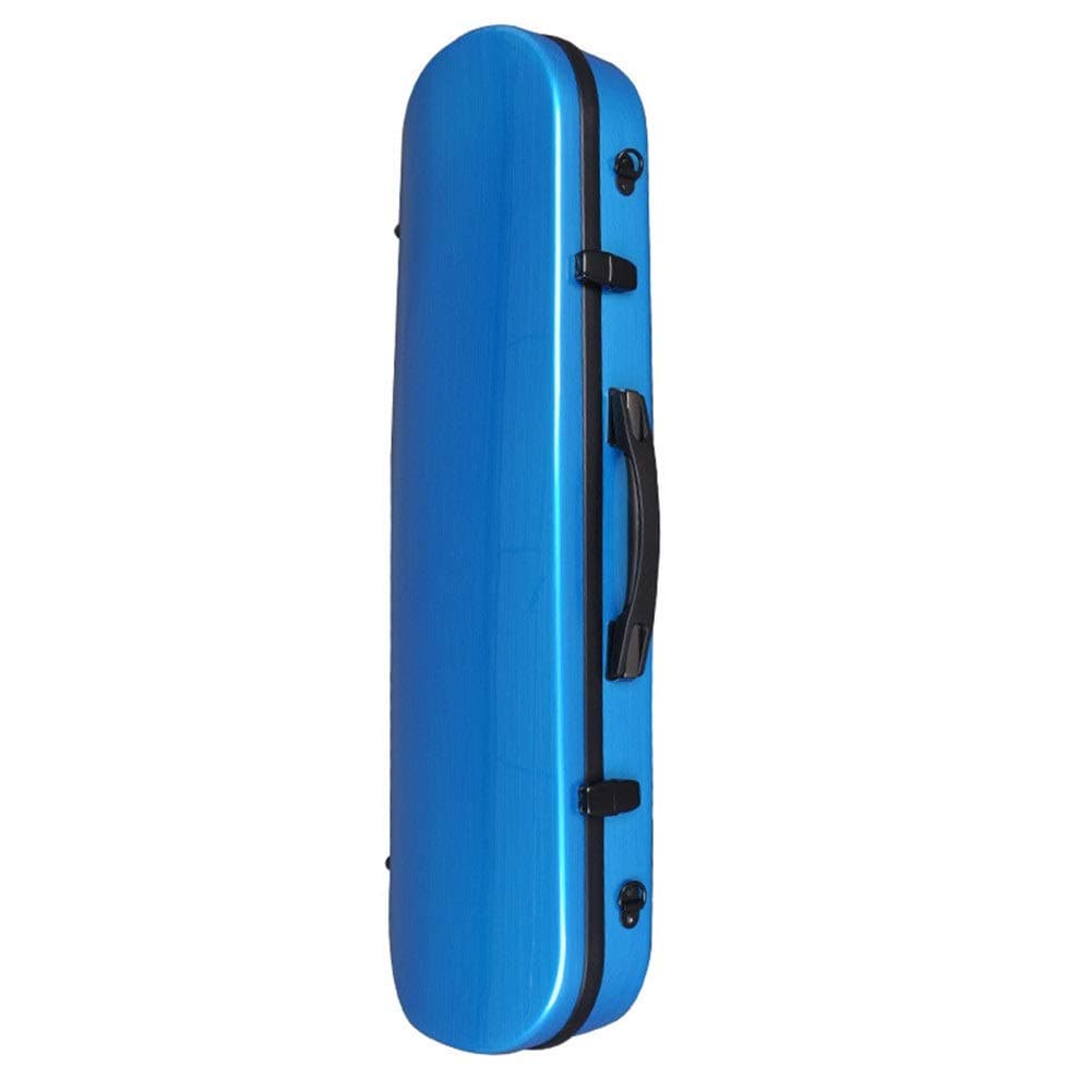 Zavddy Violin Case Plane Checked Violin Box Violin Case With Carbon Shoulder Bag With Hygrometer 4/4 Size Compact Design (Color : Blue, Size : 4/4size)