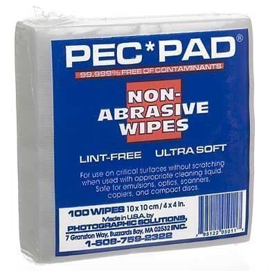6 X PEC-PAD Lint Free Wipes 4"x4" 100per/Pkg
