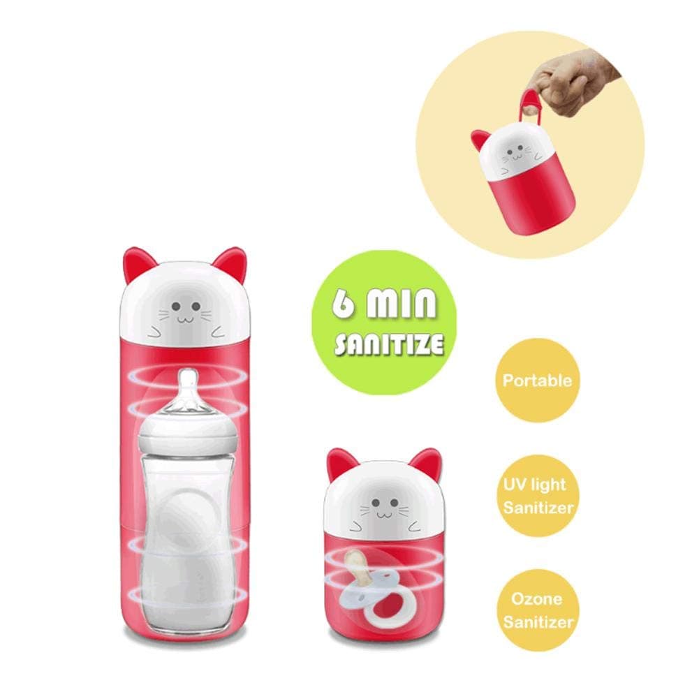 ORANGELD UV Sterilizer LED USB Charging Portable Disinfection Device, Pacifier Bottle Disinfector Bottle, Infant Products ,Ultraviolet Light Disinfection Box