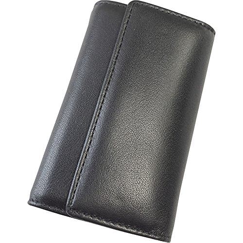 Tanners Avenue Leather Key Case Wallet (6 keys) (Black)