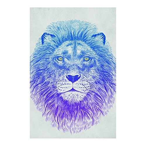 Polyester Fabric Garden Flags Sketch Drawing Beautiful Lion With A Pair Of Piercing Eyes Fade And Mildew Resistant Custom Banners Of Waterproof 28 X 40 Inch