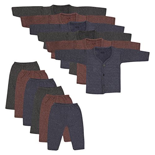 Beunew Thermal Inner wear Upper and Lower Set for Boys and Girls(Pack of 6)
