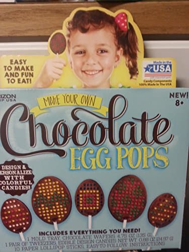 Children's Make Your Own Chocolate Egg Pops, Design & Personalize with Colorful Candies