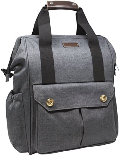 Baby Diaper Bag and Backpack: Unisex Designer Quality with Stroller Straps and FREE Changing Mat. Stylish for Mom and Dad.