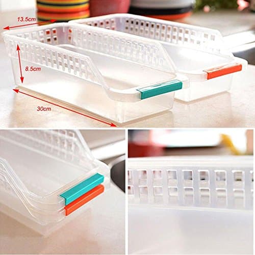 US OFTENBUY LIMITED 1Pc Storage Collecting Box Basket Kitchen Refrigerator Fit Fruit Vegetable Food Convenience Random Color
