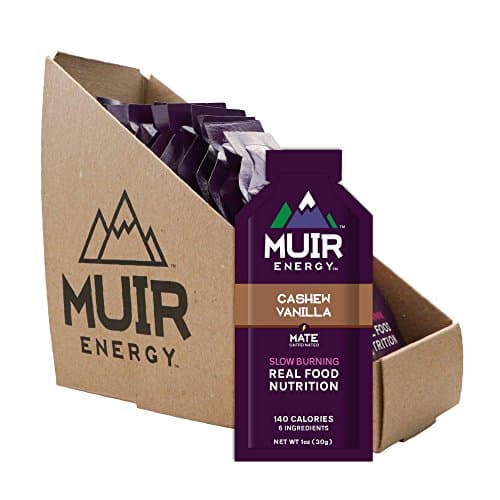 Cashew Vanilla Mate Energy Gel, 12-Count