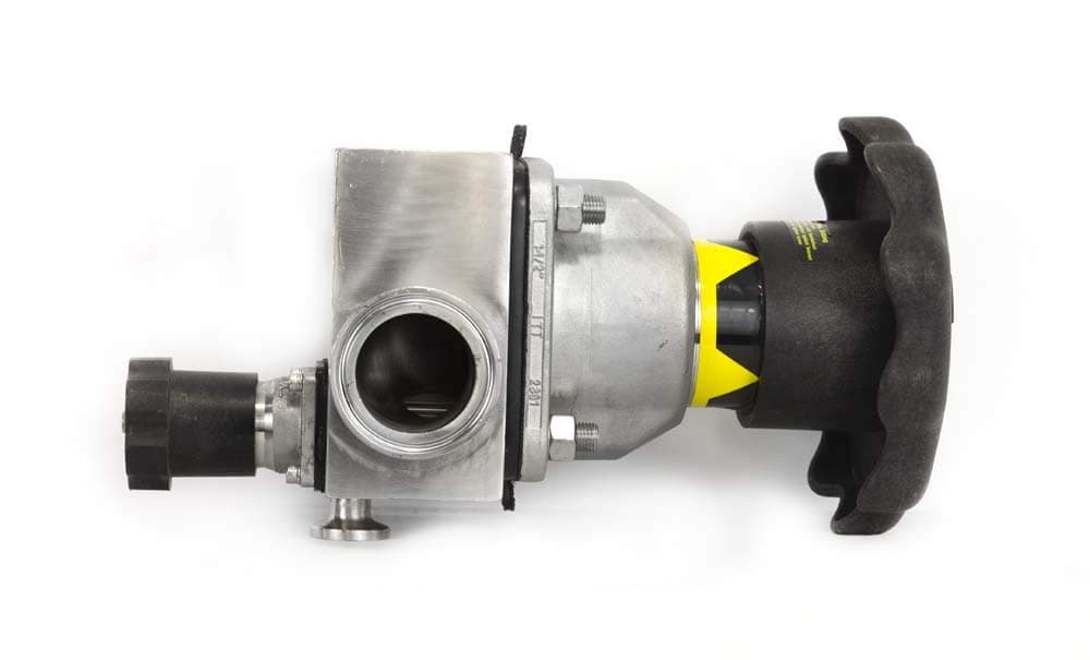 ITT 1.5" Integral Sterile Access and GMP 316L SS Sanitary Valve 1/2" Sample Port