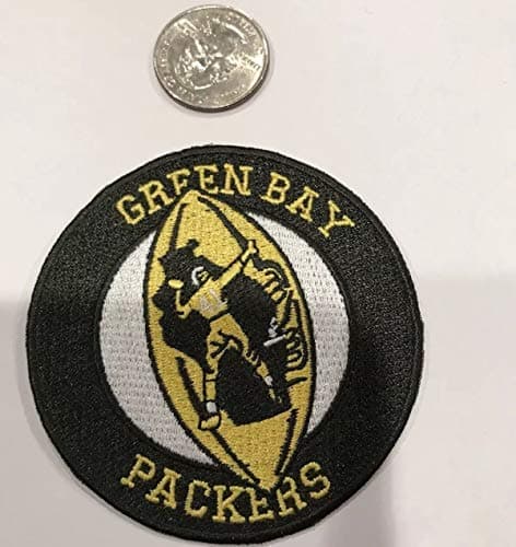 Green Bay Packers Vintage Iron On Embroidered Patch 3" x 3"