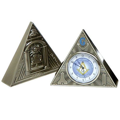 Sigma Impex P-284 Masonic Desk Clock by Sigma Impex