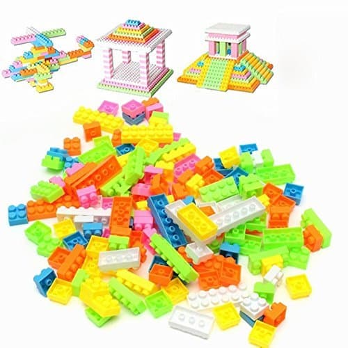 144pcs Plastic Building Blocks Bricks Children Kids Toy Puzzle Educational Gifts