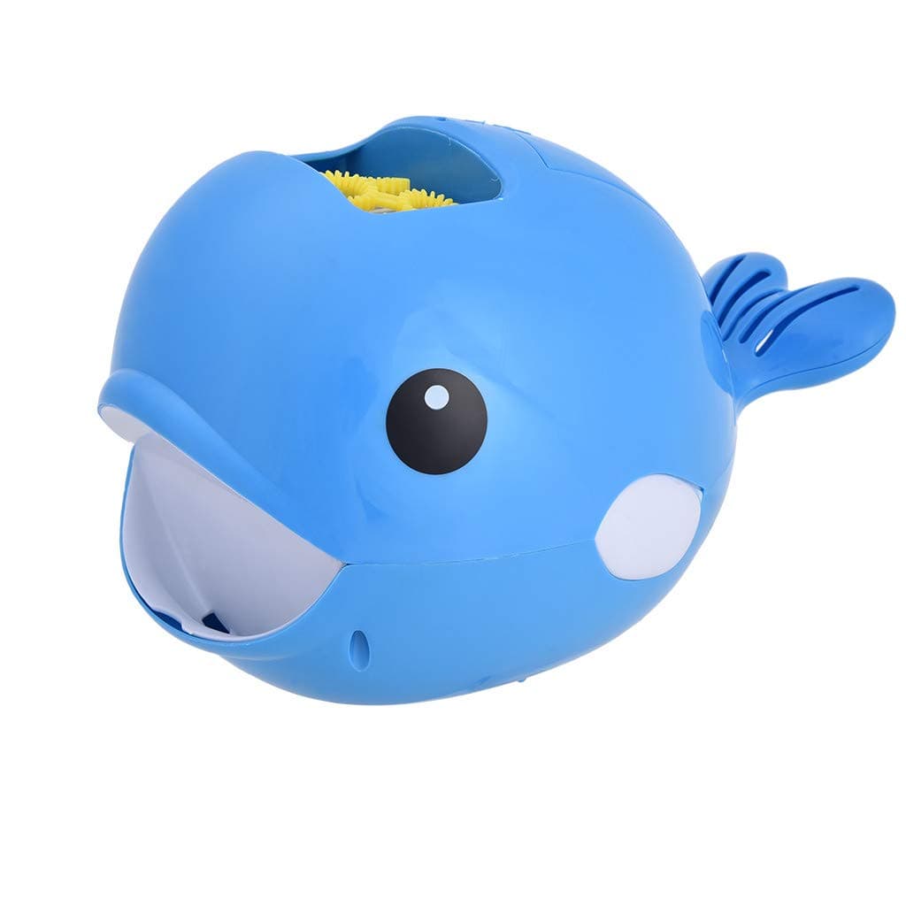 Iusun Bubble Machine Baby Tub Bath Toys Automatic Bubble Maker 2000+ Bubble Blower Play Bathing Dool for Kids Children's Family- Ship From USA (Blue)