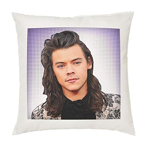 Harry Styles Cushion Pillow - Pop Art - 100% Cotton - Available with or without filling pad - 40x40cm (Cover only)