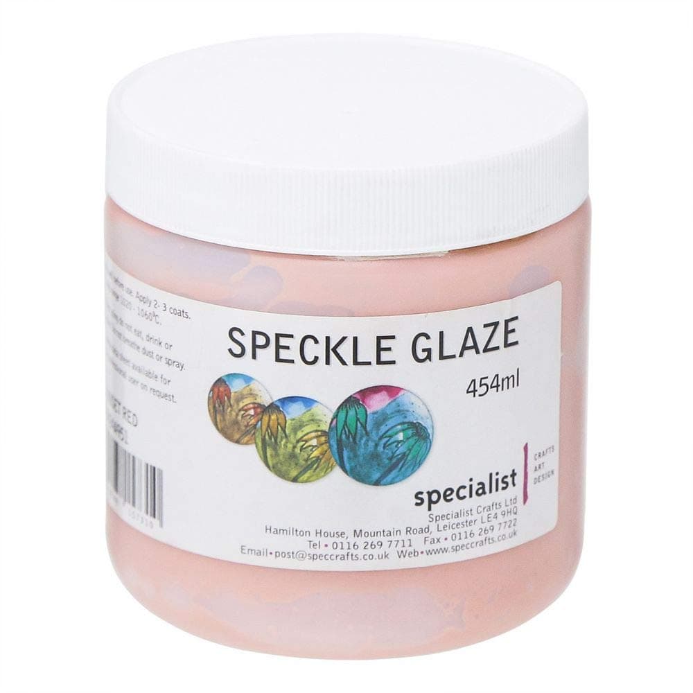 Specialist Crafts Speckle Effect Glaze - Sunset Red 473ml