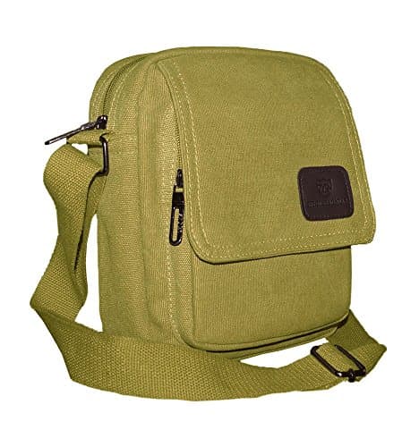 Small Bag Vintage Canvas Messenger Cross body Pack Organizer Crossover bag