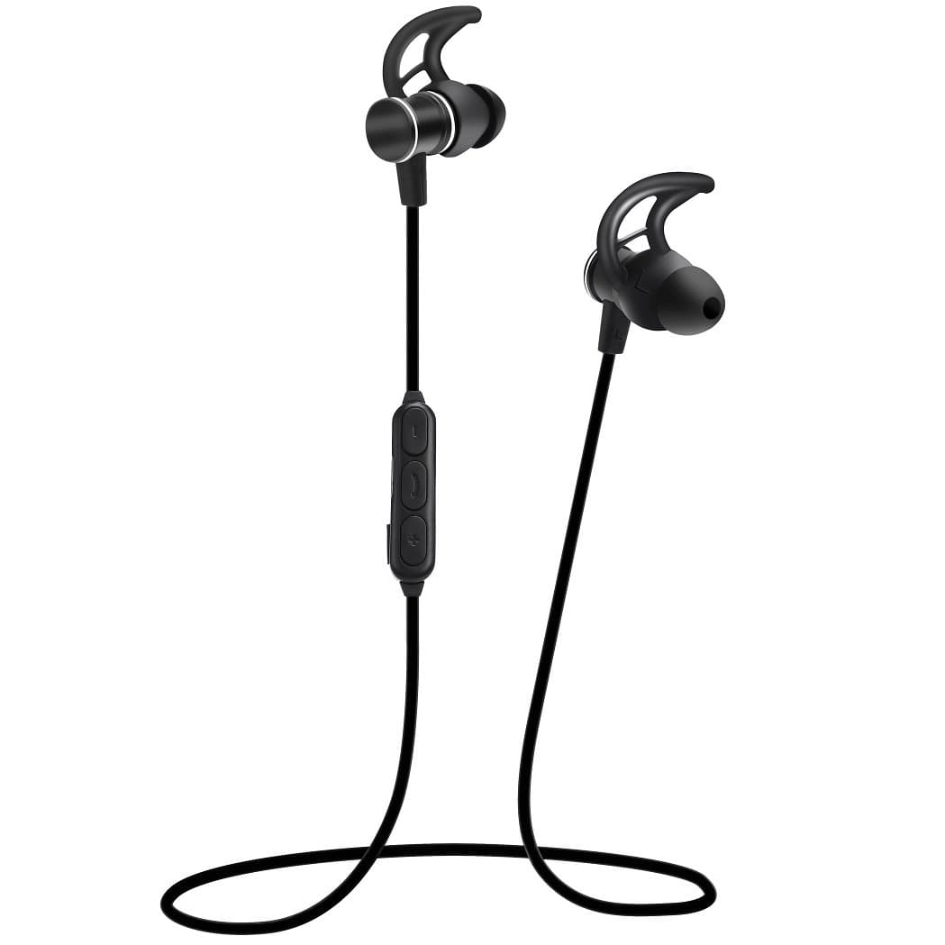 EIMGO Bluetooth Headphones, Bluetooth Earbuds,Sweatproof Sport In-ear Wireless Earbuds,Bass Stereo Bluetooth Headsets,Lightweight Comfortable Earphones,Noise Cancelling,Wireless Headphones V4.1 (SLS)