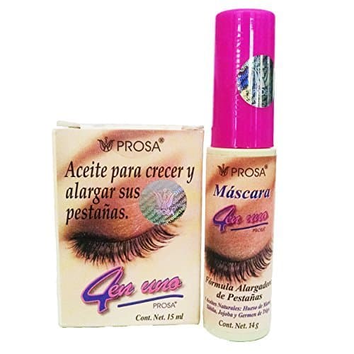 Combo Pack-Prosa Mascara For Enlarging Eyelashes 1 rimel con aceite de mamey oil Enlarging Eyelashes by Prosa