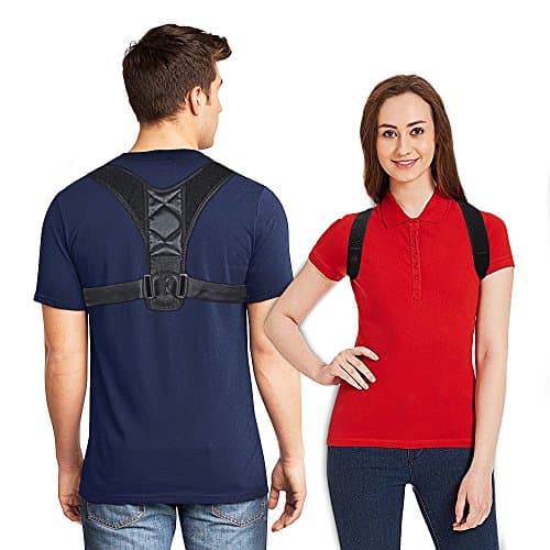 Back Posture Corrector for Women & Men - Back Neck Shoulder Pain Relief - Adjustable and Unisex Brace Support for Hunchback