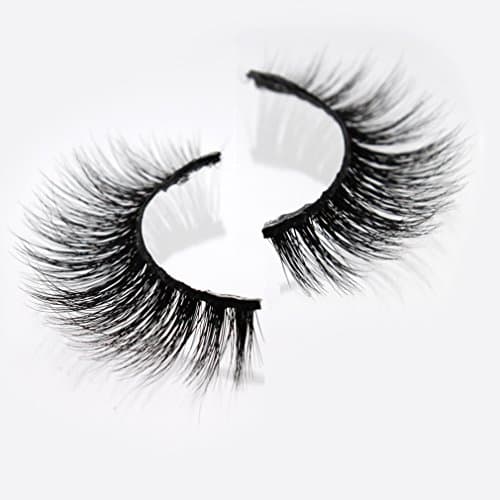 Handmade Wispy Real Mink Fur 3D Thick and Charming False Eyelashes Natural Extension(WM02)