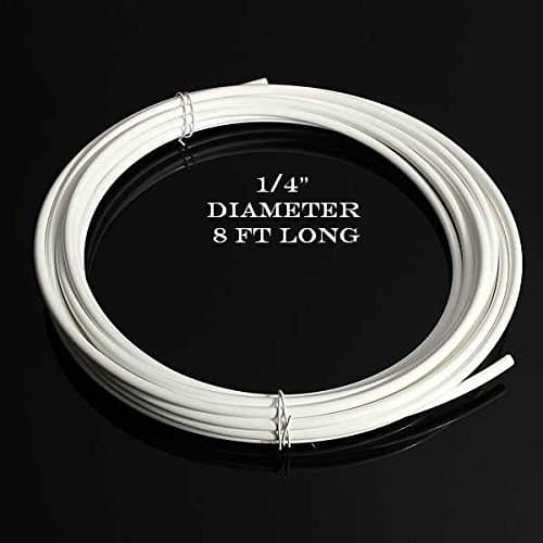 Home Renovations Depot (HRD) 8 FT Long 1/4” Inch PE Tube Drinking Water Hose for Culligan Water Filter and Ice Makers