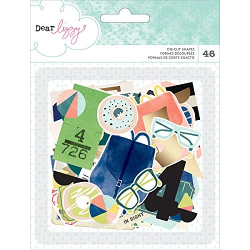 Dear Lizzy Saturday Cardstock Ephemera 46/Pkg-