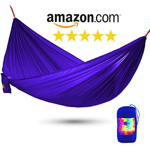 Calm Outdoor Portable Camping Hammock with 33 ft. EXTRA-long Straps + UNIQUE COCOON TECHNOLOGY, Ultra Compact & Lightweight - just 1 lb, Easy Installation