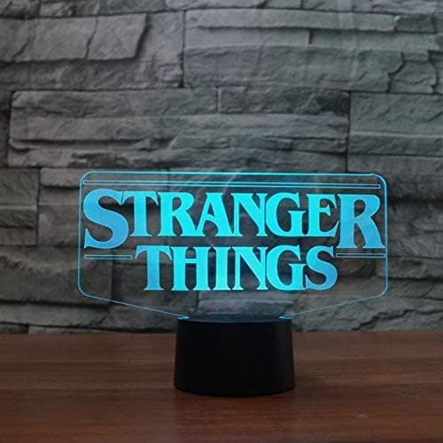 Stranger Things Model Optical Illusion Lamp Led 3D Lamp Night Light Acrylic Atmosphere Lamp 7 Color Modern Lamp