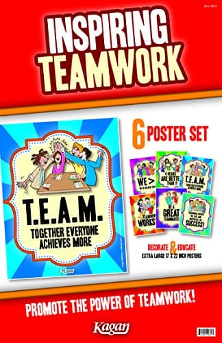 Kagan Cooperative Learning Inspiring Teamwork Poster Set, 6 Posters (PKTI)